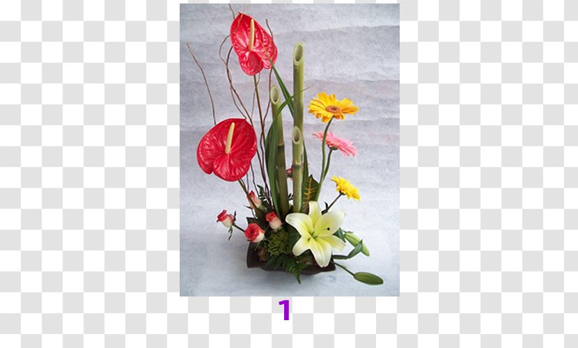 Floral Design Cut Flowers Laceleaf Table - Flower Arranging Transparent PNG