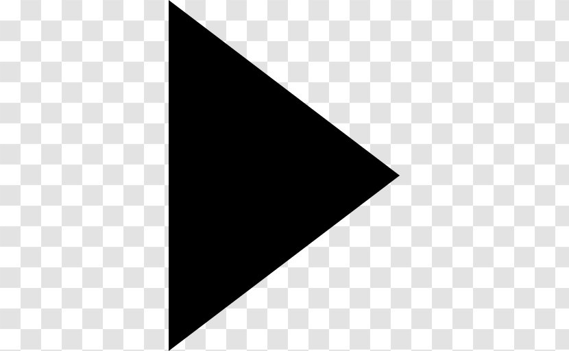Arrow Button Download - Triangle - Right Transparent PNG
