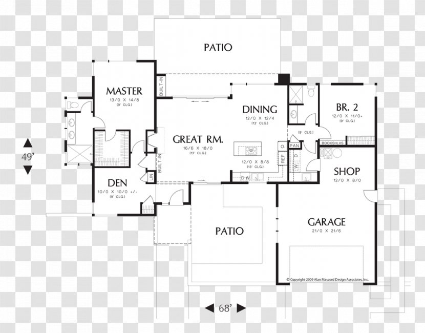 House Plan Storey Architecture - Diagram Transparent PNG