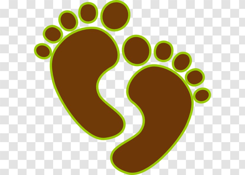 Footprint Infant Clip Art - Text - Happy Feet Transparent PNG