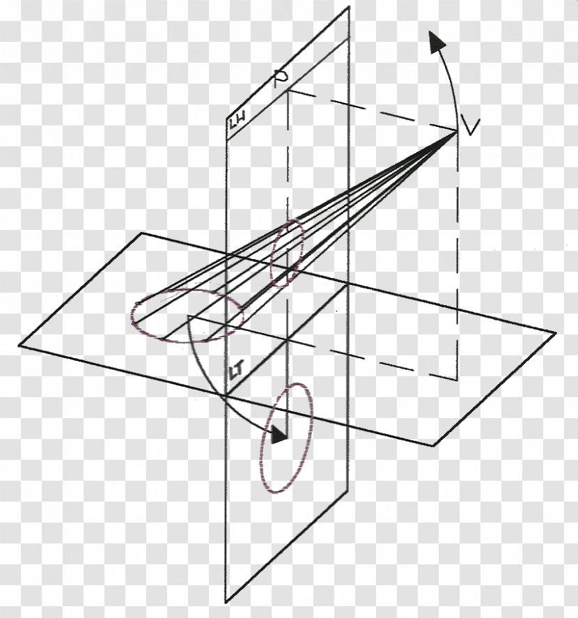 Technical Drawing Plane Geometry Conic Section - Triangle Transparent PNG