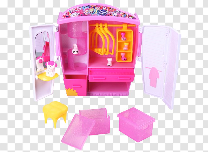 Shopkins Armoires & Wardrobes Moose Toys Table - Fashion - Wardrobe-top-view Transparent PNG