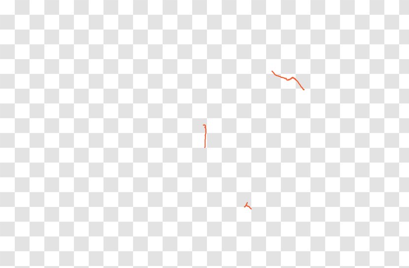 Line Point Angle - Orange Transparent PNG