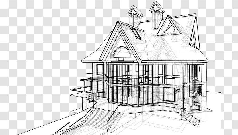 Drawing House Plan Architecture Floor Transparent PNG