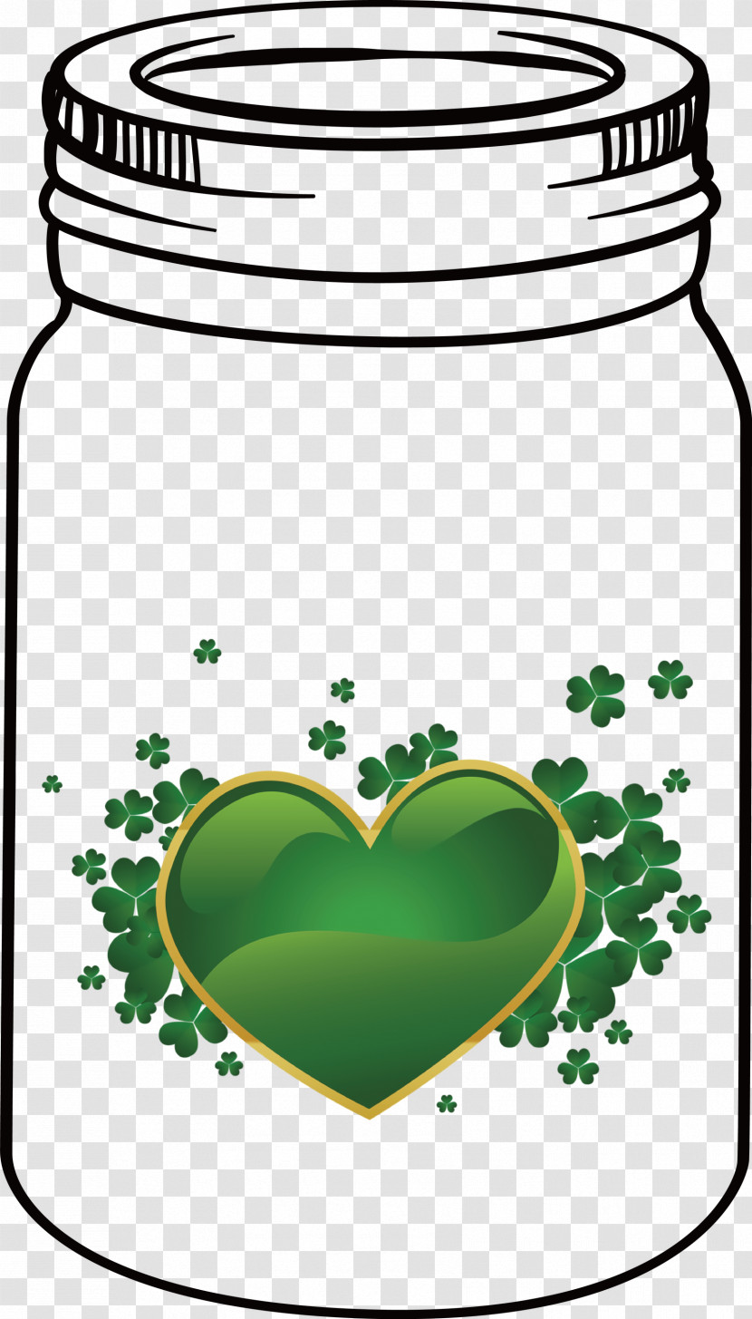 St Patricks Day Mason Jar Transparent PNG