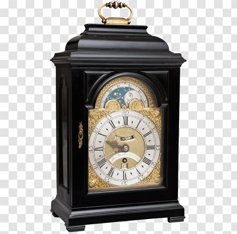 Floor & Grandfather Clocks Bracket Clock Mantel Movement - Antique - Shelf Brackets Transparent PNG