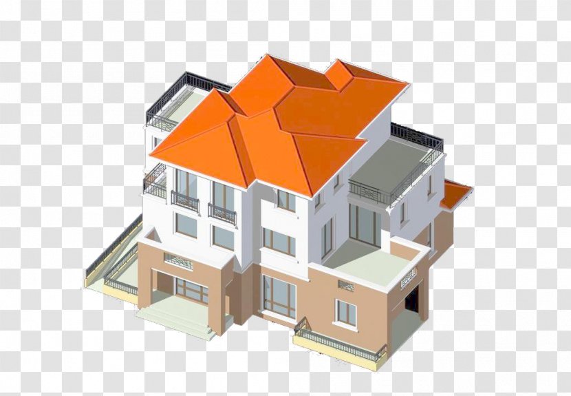 House 3D Computer Graphics Duplex - Threedimensional Space - Three-dimensional Renderings Decoration Transparent PNG