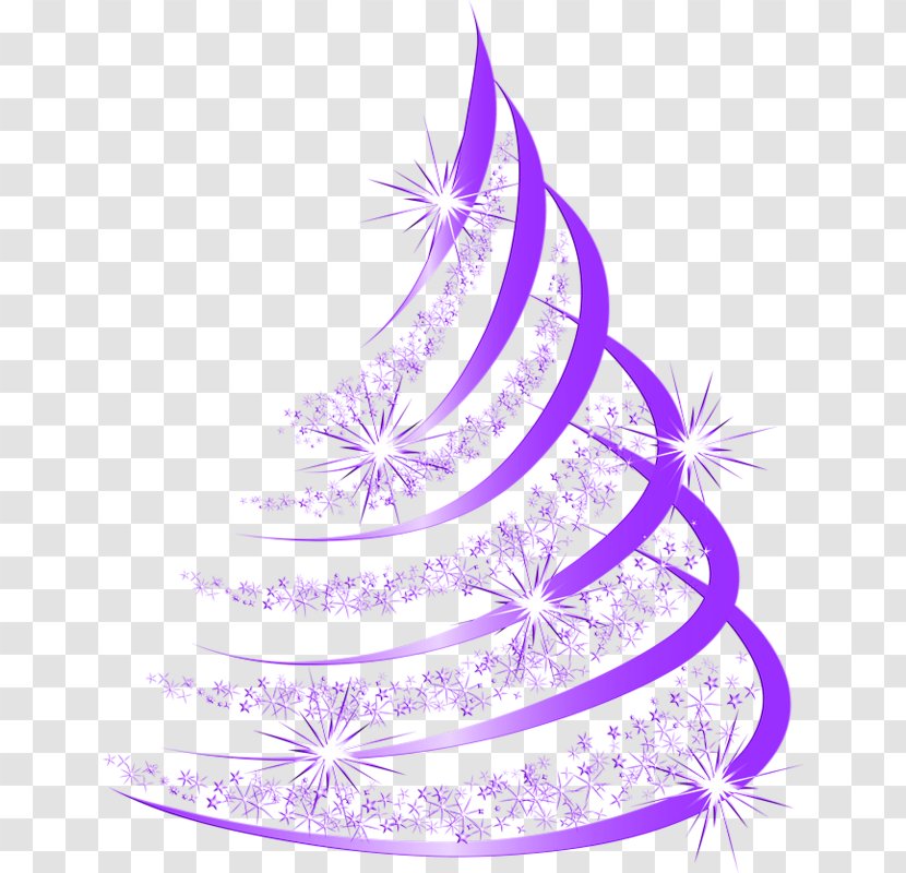 Christmas Tree Fir Santa Claus - Party Transparent PNG