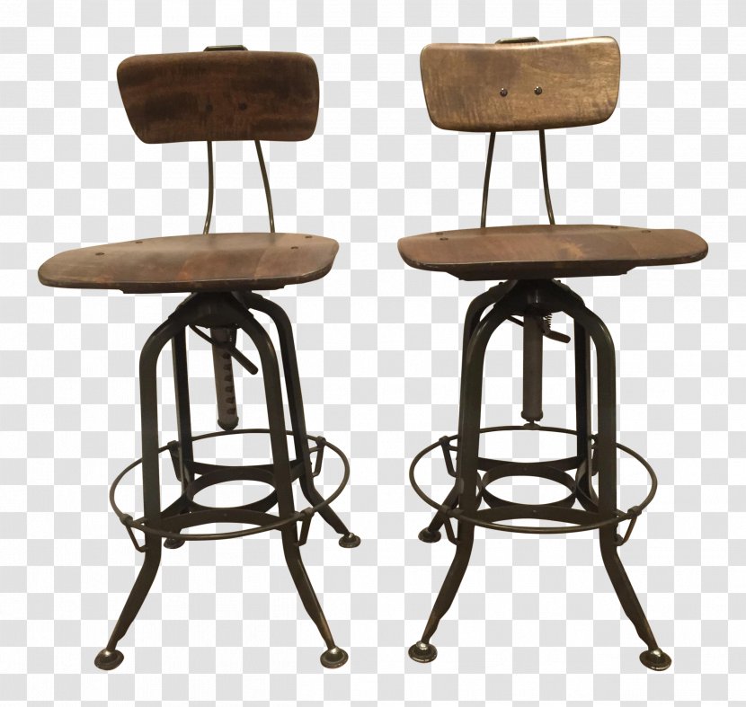 Bar Stool Table Chair Furniture - Metal Transparent PNG