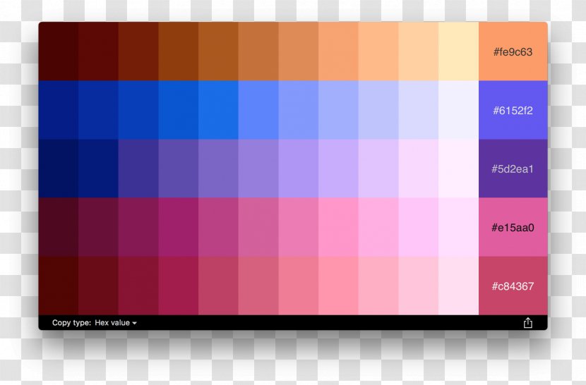 Graphic Design Color Scheme Palette - Orange Transparent PNG