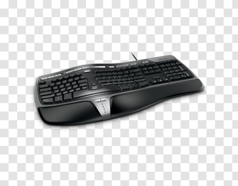 Computer Keyboard Ergonomic Microsoft Natural 4000 - Laptop Part Transparent PNG