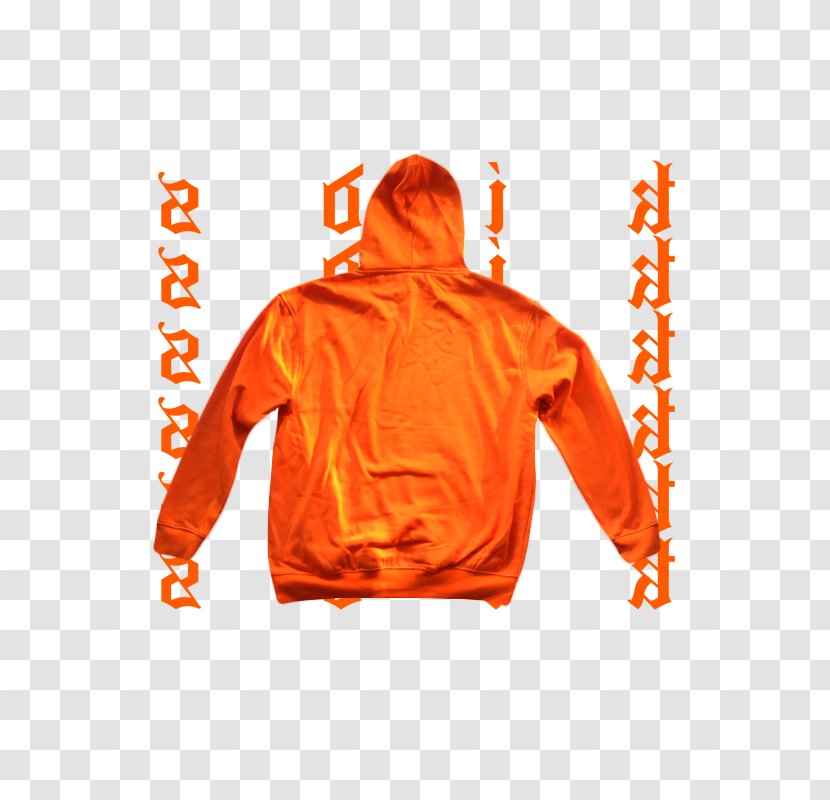 Hoodie Font - Jacket - Orange Transparent PNG