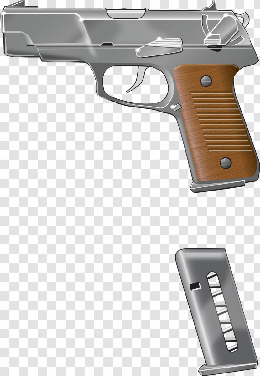 Firearm Trigger Weapon Semi-automatic Pistol Handgun - Gun Accessory Transparent PNG