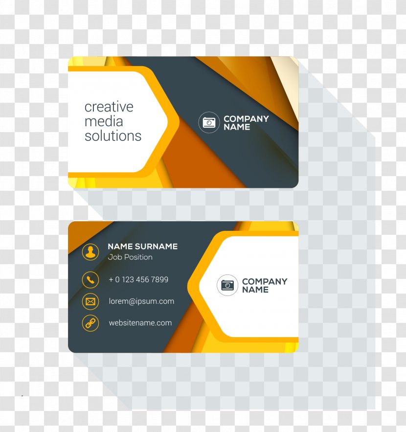Business Card Design Logo Transparent PNG