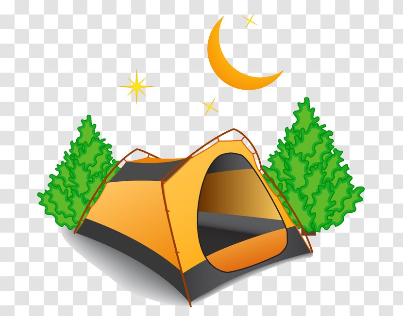 Camping Tent Campsite - Tree Transparent PNG