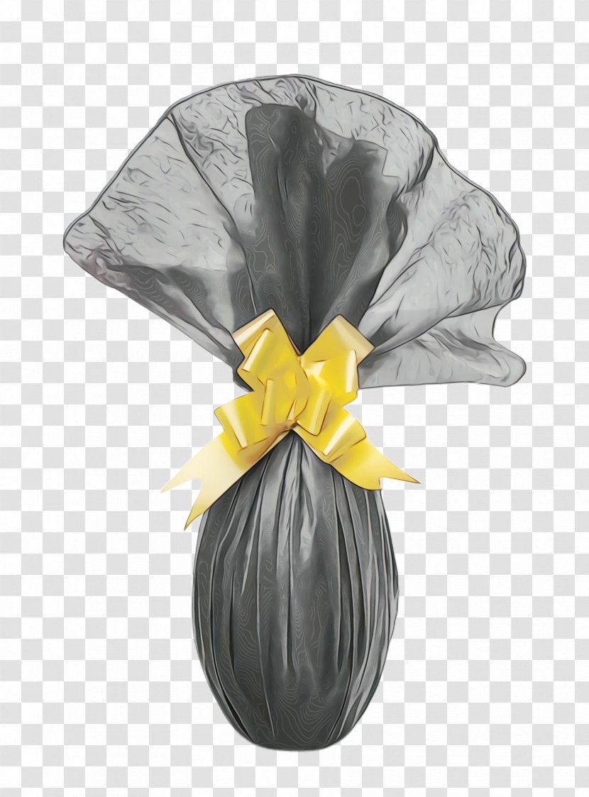 Yellow Plant Bin Bag Hair Accessory Costume - Watercolor - Paper Petal Transparent PNG