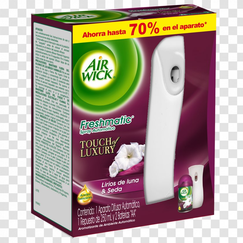 Air Wick Fresheners Aromatitzant Perfume Aerosol - Purple Transparent PNG