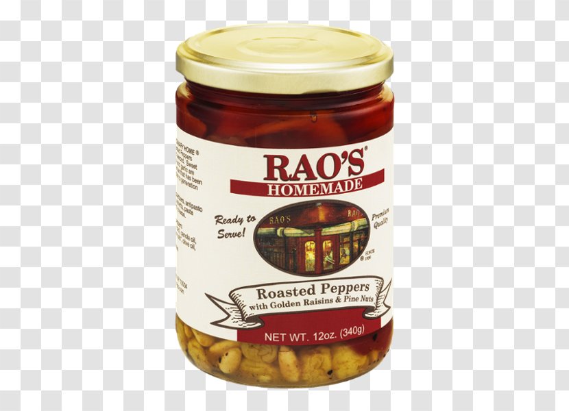 Rao's Relish Chutney Food Peppers - Pickled Foods - Condiment Transparent PNG