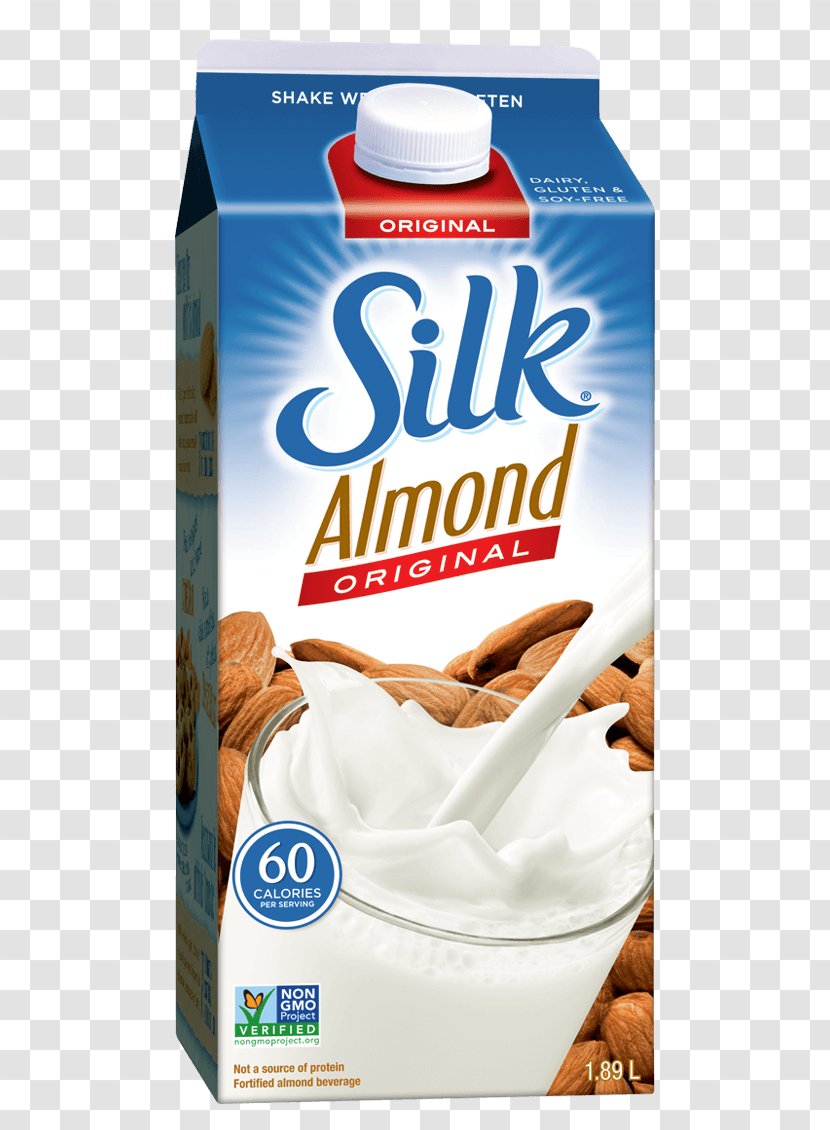 Almond Milk Soy Cream Silk - Butter - Pudding Transparent PNG