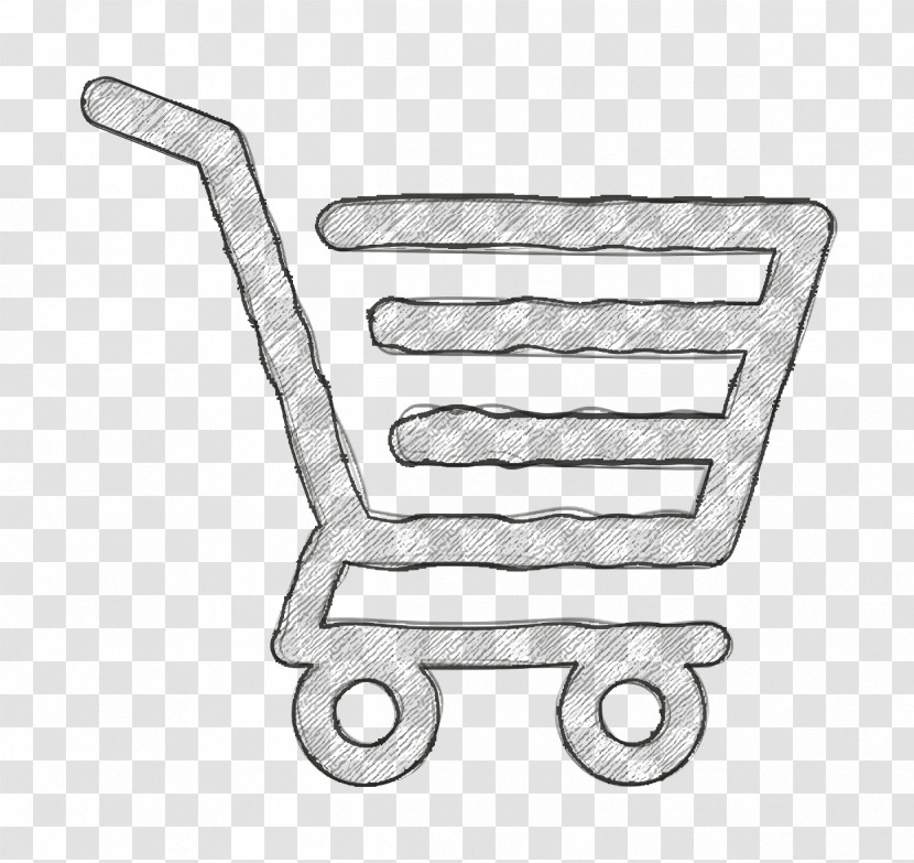 Shopping Cart Of Horizontal Lines Design Icon Shopping Store Icon Transport Icon Transparent PNG