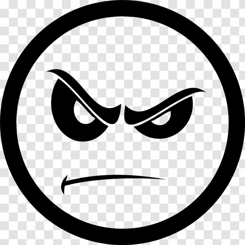 Emoticon Clip Art - Line - Angry Transparent PNG