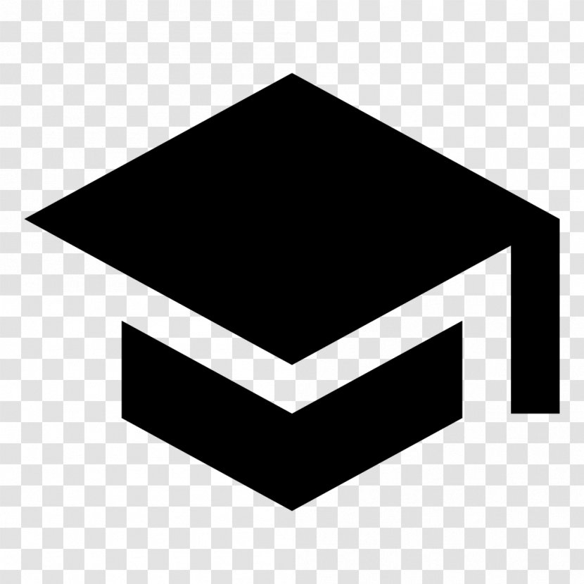 Square Academic Cap Graduation Ceremony Hat - Black And White - Study Transparent PNG