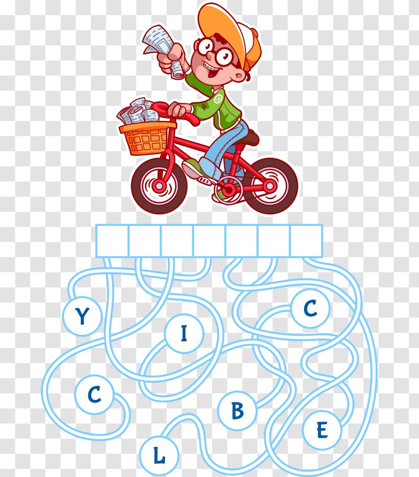 Royalty-free Cartoon Newspaper Illustration - Child - Vector Children Delivering Newspapers Transparent PNG