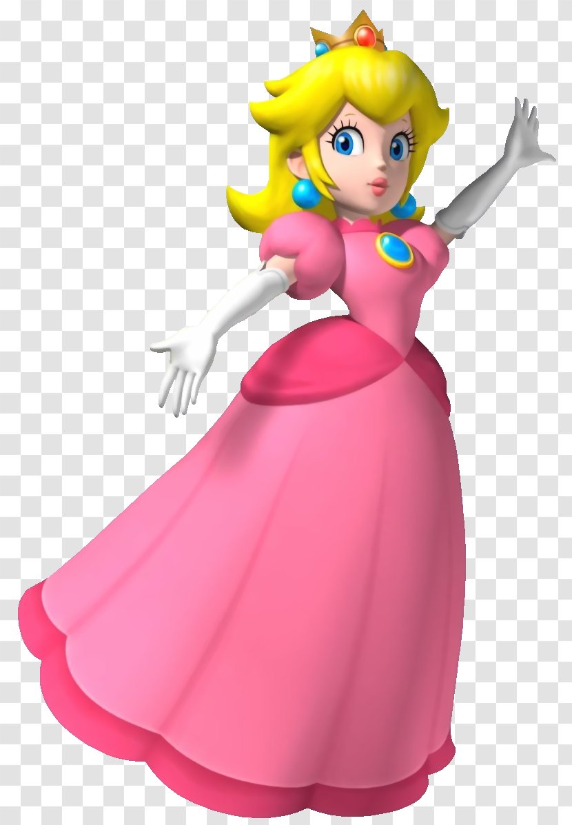 Super Mario Galaxy Bros. Princess Peach - Flower Transparent PNG