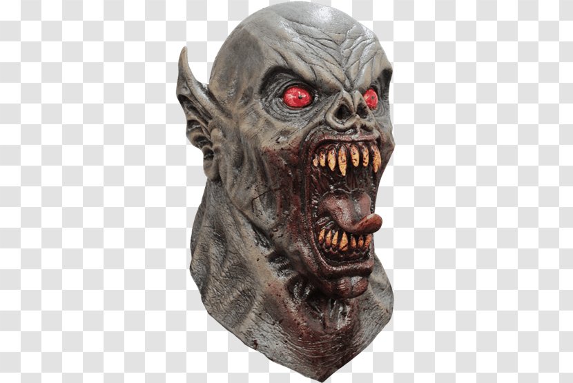 Latex Mask Ghoul Halloween Costume Demon - Heart Transparent PNG