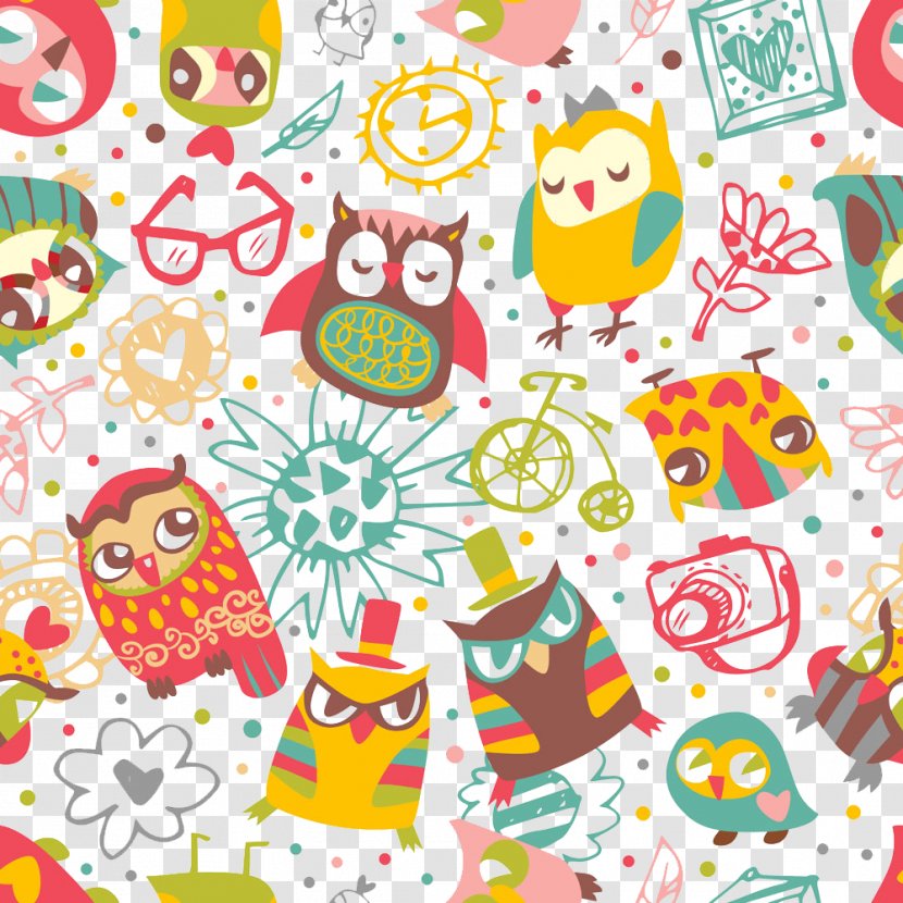 Owl Drawing Illustration - Cartoon Transparent PNG