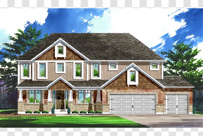 Bur Oaks By Lombardo Homes House Property - Landscaping - Home Transparent PNG