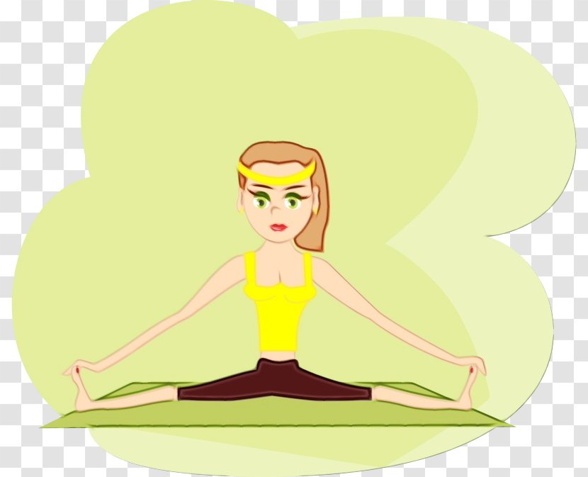 Yoga Background - Watercolor - Muscle Neck Transparent PNG