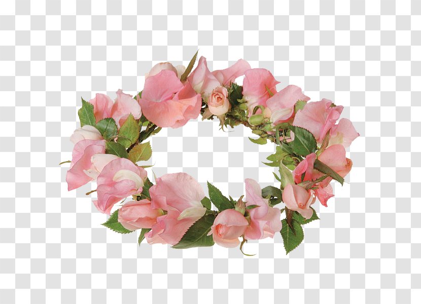 Floral Design Wreath Cut Flowers Crown - Rose Family Transparent PNG