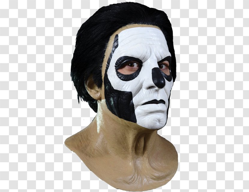 Tobias Forge Ghost Mask Michael Myers Costume - Headgear Transparent PNG
