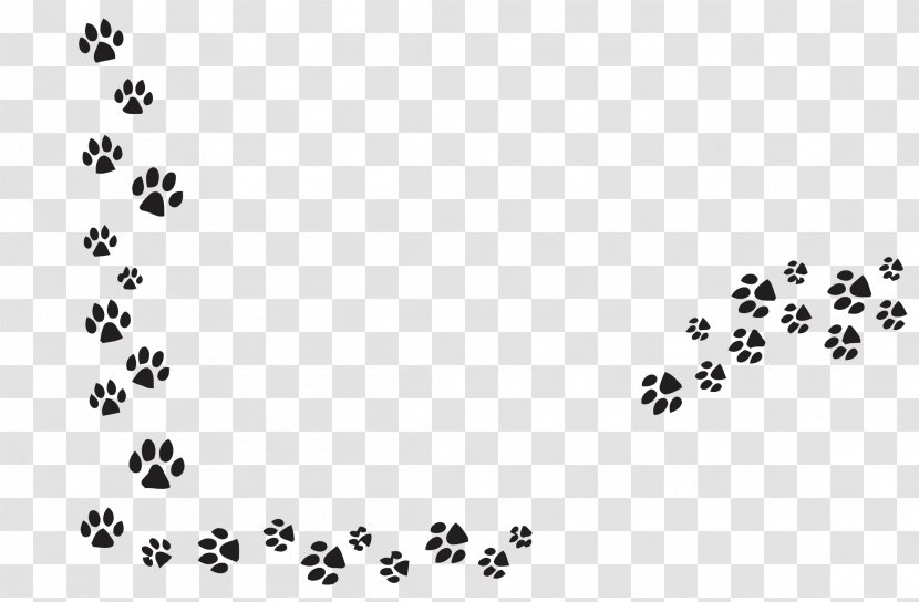 Dog Pet Sitting Cat Paw - Black - Vector Claw Transparent PNG