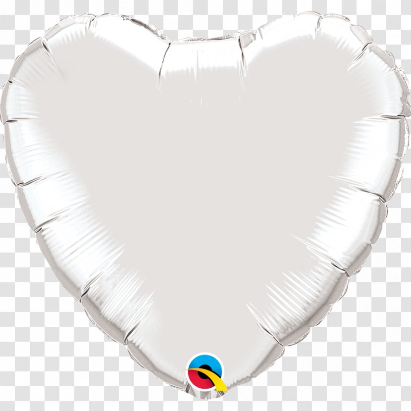Mylar Balloon Silver Color Birthday - Gas Transparent PNG