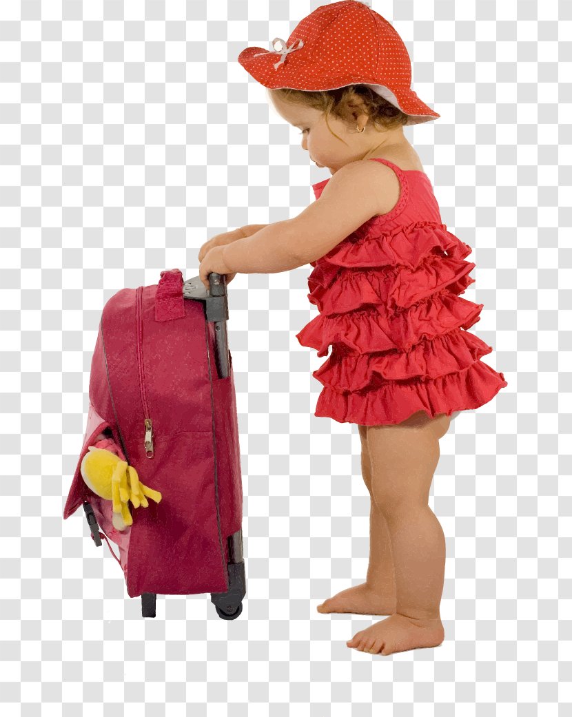 Travel Infant Vacation Child Baggage - Vector Pull Box Transparent PNG