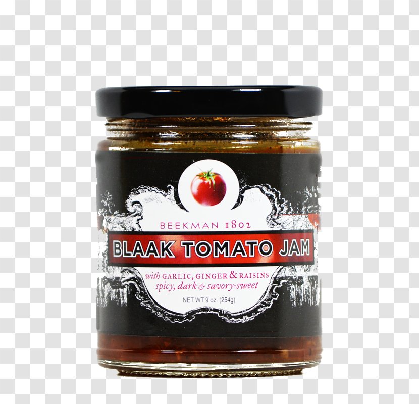 Chutney Fruit Preserves Condiment Beekman 1802 Mercantile Tomato Jam - Ingredient - Jar Transparent PNG