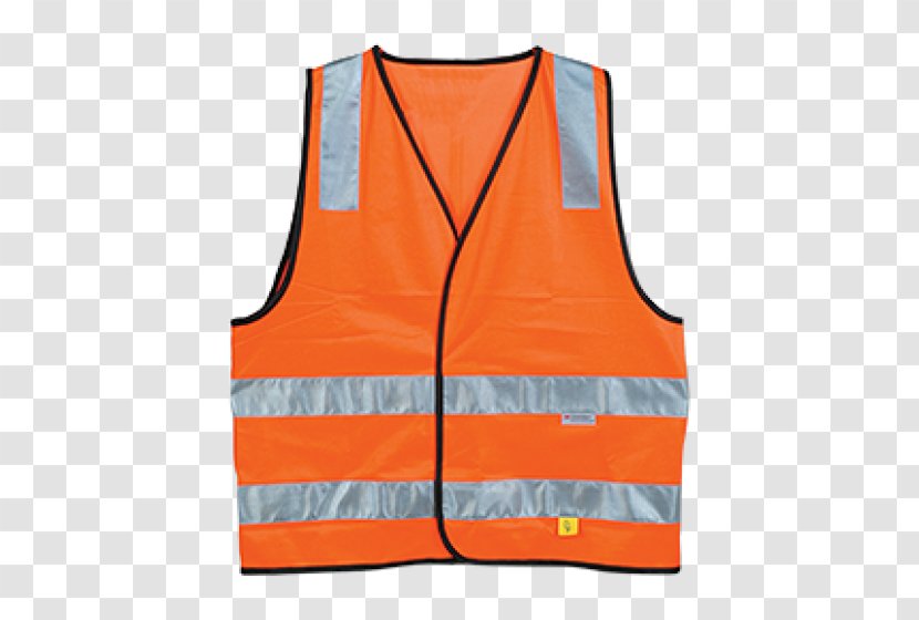 Gilets High-visibility Clothing Safety Orange Personal Protective Equipment - Yellow Transparent PNG