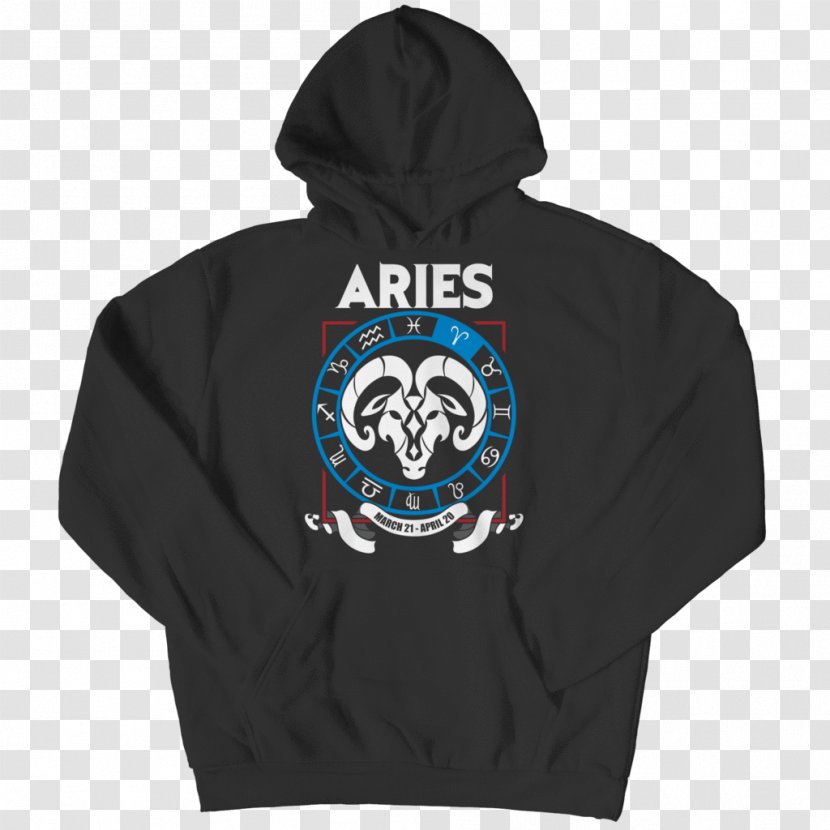 Zodiac Aquarius Hoodie T-shirt Astrological Sign - Aries Transparent PNG