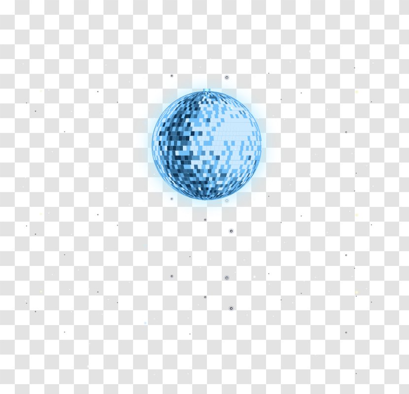 Disco Blue - Ball Vector Background Transparent PNG