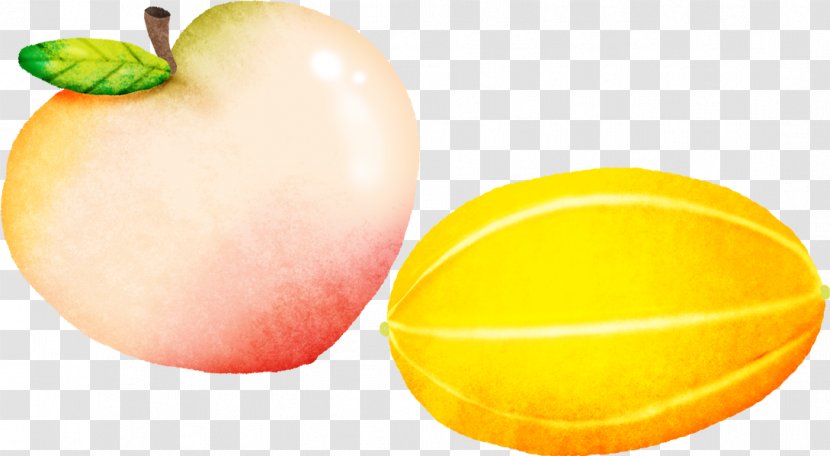 Diet Food Apple - Melon Fruit Peaches Transparent PNG