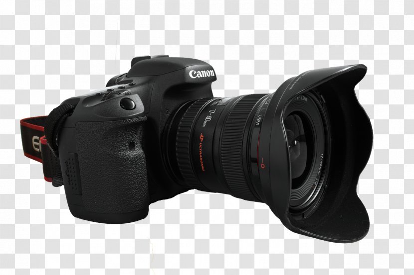 Canon EOS 7D 5D Camera Lens - Black Physical Map Transparent PNG