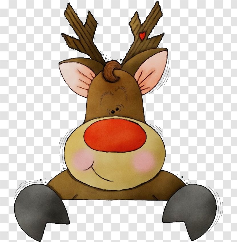 Santa Claus Cartoon - Christmas Ornament - Fawn Animation Transparent PNG