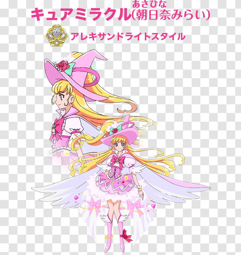 Mirai Asahina Pretty Cure All Stars Megumi Aino Illustration - Silhouette Transparent PNG