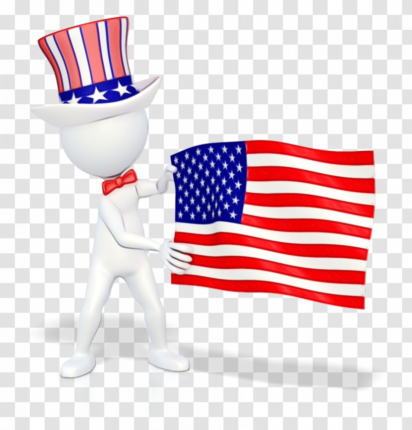 Flag Of The United States Independence Day Clip Art - Abraham Lincoln Transparent PNG