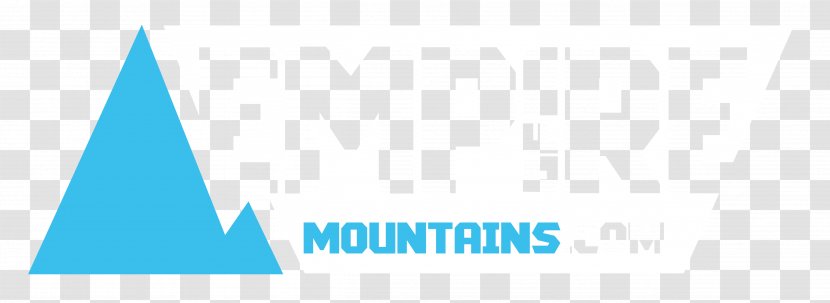 Blue Azure Graphic Design Teal - Text - Mountains Transparent PNG