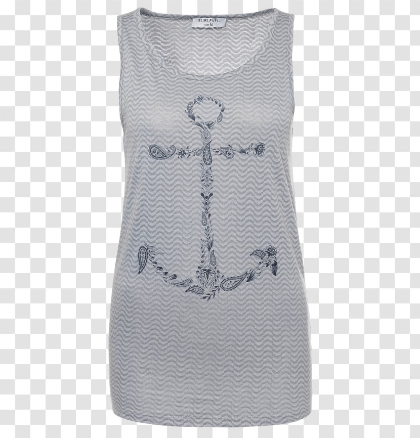 Top T-shirt Dress Fashion Sleeve - Gray Projection Lamp Transparent PNG