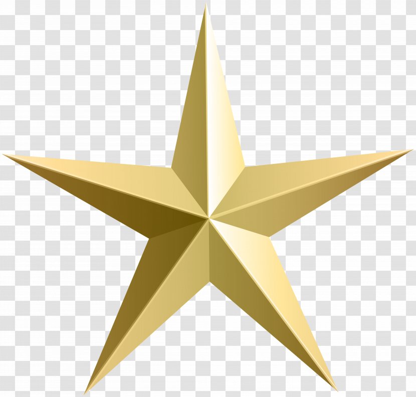 Gold Star Clip Art - Clipping Path - Cliparts Transparent PNG