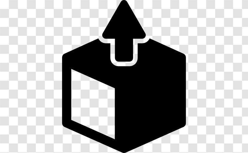 Arrow Symbol Box - Black Transparent PNG